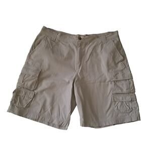 Club Room by Charter Club Shorts Men's Ivory Stone Cargo Cotton Size 44
